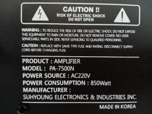 Amply Bluetooth Boston Audio PA-7500N công suất đến 600W, dư sức chơi với 4 loa
