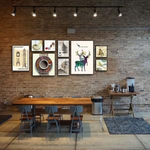 Tranh treo tường quán cafe, tranh quán cà phê, tranh treo quán coffe đẹp, giá rẻ