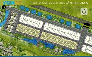 Bán đất mặt tiền khu đô thị Vision City – Thanh Lam – Thuỷ Phương. Gía tốt cho đầu tư hay an cư