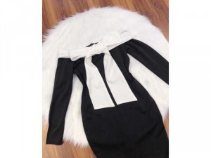 Đầm body cột nơ