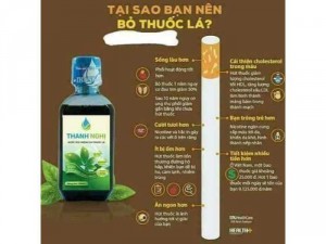 Nước Súc Miệng cai thuốc lá Thanh Nghị ( Miễn Ship Toàn Quốc )