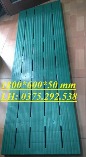 Tấm nhựa Pallet lót sàn kích thước 1800 x 600 x 50 mm