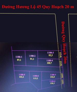 Bán đất Diên Phú, DT: 87m2