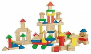 Bộ xếp hình sáng tạo 95 chi tiết bằng gỗ xuất khẩu