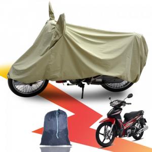 Áo trùm xe vải dù chống thấm nước, chống nắng, bảo vệ trọn vẹn xe máy của bạn.