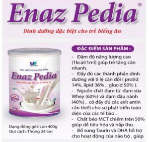 Enaz Pedia dành suy dinh dưỡng cho trẻ