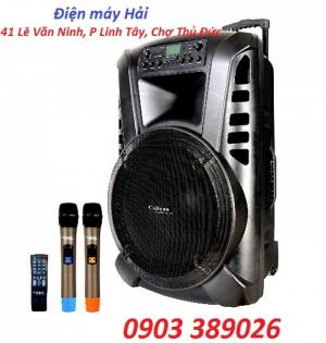 LOA KÉO CALIANA TN-18A BASS LỚN 50 có kèm 2 micro cao cấp không dây hát hay không hú.