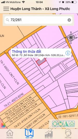 Bán gấp lô đất tại Long Thành – gần KCN Long Phước I, 526m2
