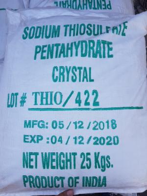 Sodium thiosulphate khử chlorin, khử phèn