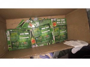 Phiếu cào Heneiken lon cao đổi thưởng