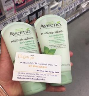 Sữa rửa mặt tẩy tế bào chết Aveeno