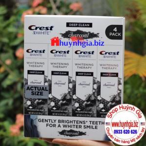 Lốc Kem đánh răng Crest 3d white than hoạt tính