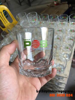 Cung cấp ly thủy tinh in logo thương hiệu, ly thủy tinh in quảng cáo giá tốt