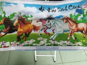 Tranh đá con ngựa