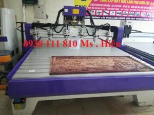 Máy CNC 2025 6 đầu khắc tranh 3D