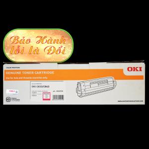 Hộp mực in laser màu oki C833 Magenta.
