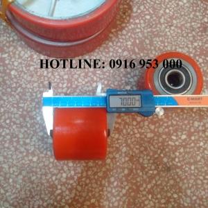 Bánh xe nâng tay PU ( Bánh rùa PU ) 80*70