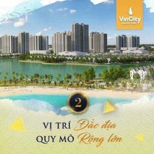 Booking mua căn hộ, nhà phố Vincity Grand Park chỉ với 30 triệu