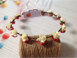 Set vòng hoa đội đầu kèm vòng tay