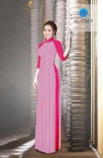 Vải áo dài Sọc đơn giản nhưng vẫn đẹp AD 4624