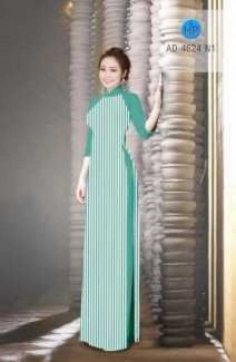 Vải áo dài Sọc đơn giản nhưng vẫn đẹp AD 4624
