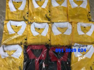 May áo thun đồng phục công ty, đồng phục công ty may in thêu logo theo yêu cầu