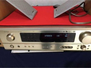 Amply Denon ACV157, mặt vàng gold VIP