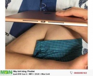 Ipad 2018 Gen 6 + WIFI + 32GB + Màu Gold
