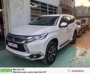 Mitsubishi pajero sports nhập khẩu 2017
