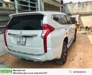 Mitsubishi pajero sports nhập khẩu 2017