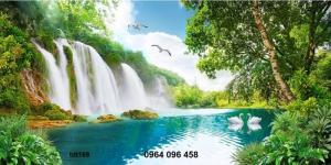 tranh gạch kính 3d phong cảnh HJ780