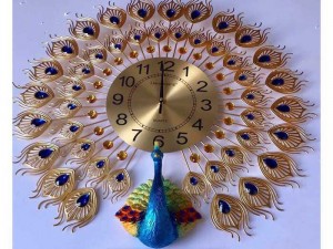 Đồng hồ trang trí chim công DHS372
