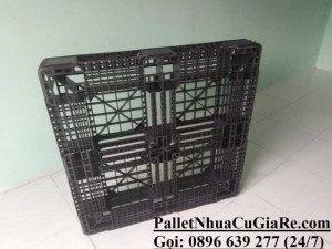 Pallet nhựa cũ 1000x1000x120mm - Gọi 0896639277 (24/24)