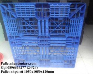 Pallet nhựa cũ 1050x1050x120mm