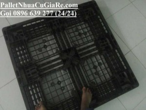 Pallet nhựa cũ 1100x1100x125mm - Gọi 0896639277 (24/24)