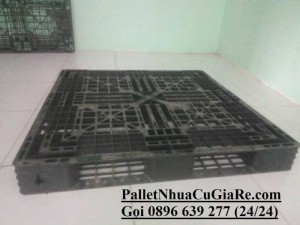 Mua pallet nhựa cũ 1100x1100x125mm - Gọi 0896639277 (24/24)