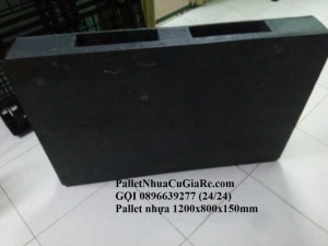 Pallet nhựa cũ 1200x800x150mm - Gọi 0896639277 (24/24)