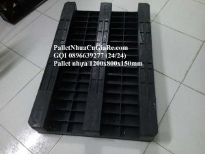 Bán pallet nhựa cũ 1200x800x150mm - Gọi 0896639277 (24/24)