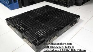 Bán pallet nhựa cũ 1300x1100x130mm - Gọi 0896639277 (24/24)