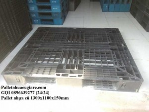 Bán pallet nhựa cũ 1300x1100x150mm - Gọi 0896639277 (24/24)