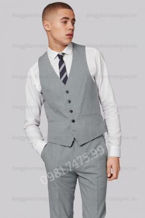 Địa chỉ may áo gile nam công sở theo size chuẩn Việt Nam và Quốc tế