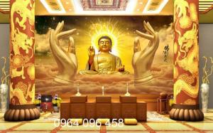 Tranh phật thích ca - gạch tranh 3d
