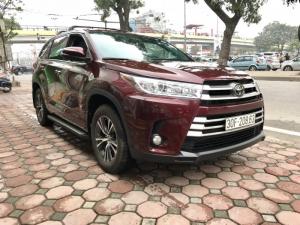Bán Toyota Highlander sản xuất 2018, màu đỏ, xe nhập Mỹ biển HN
