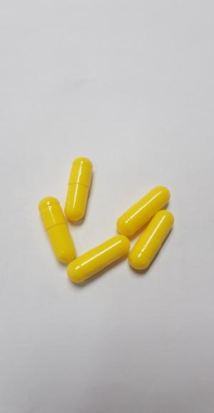 Vỏ viên thuốc con nhộng, vỏ viên nang gelatin, vỏ nhộng rỗng, vỏ viên thuốc con nhộng màu vàng