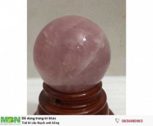Trái bi cầu thạch anh hồng ( sỉ & lẻ ib )