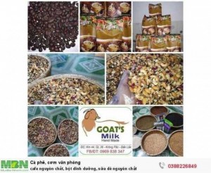 Cafe nguyên chất, bột dinh dưỡng, sữa dê nguyên chất