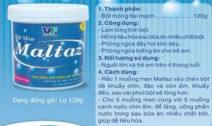 bot men ta dùng cho trẻ bị khó tiêu