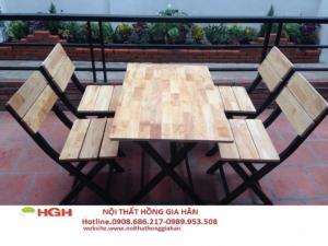 Ghế gỗ quán nhậu giá rẻ nhất g -4