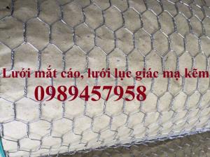 Lưới lục giác mạ kẽm, Mắt cáo mạ kẽm, mắt cáo bọc nhựa