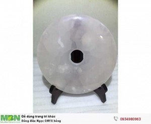 Đồng điếu Ngọc ONYX hồng ( sỉ & lẻ ib )